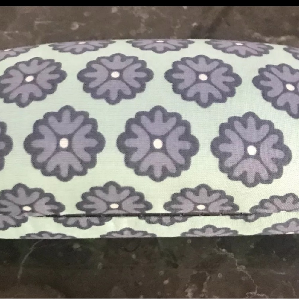 Vera Bradley Green and Blue Glasses Case